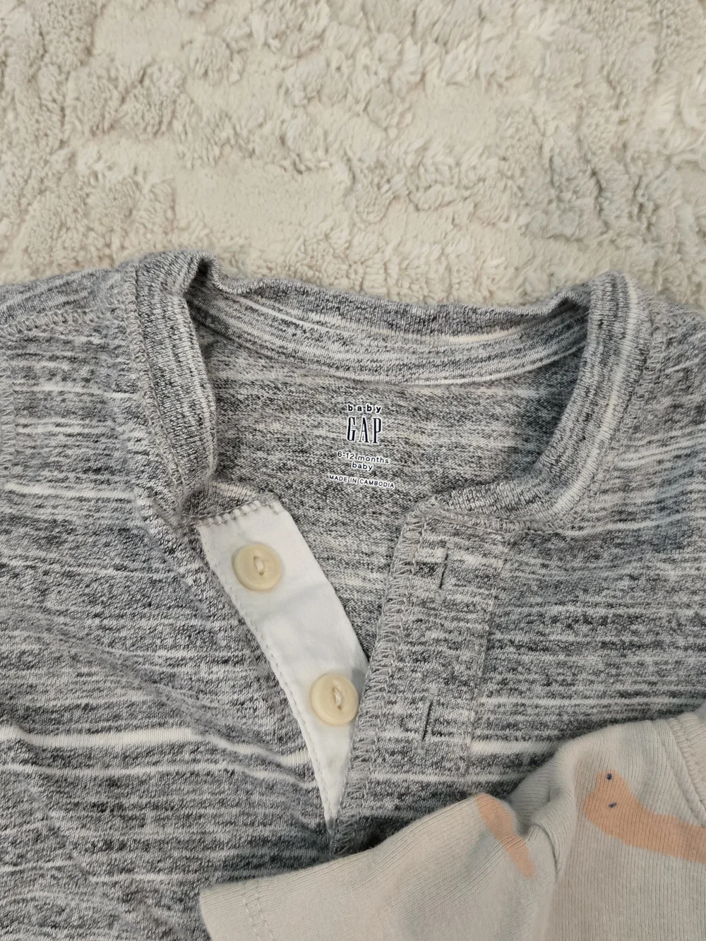 Carter's, Gap - Set Of 4 Neutral Bodysuit Set 12m